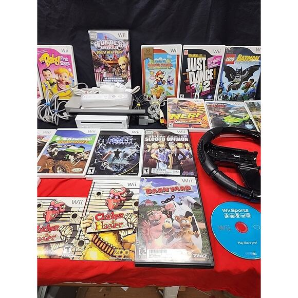 Wii Console RVL-001 With 20 Games Wii Sports, Super Paper Mario, Indiana Jones - Picture 4 of 5